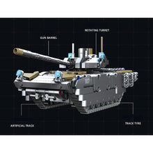 Load image into Gallery viewer, 613PCS Military T-14 Armata Main Battle Tank Model Toy Building Block Brick Gift Kids DIY Set New Compatible Lego
