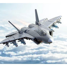 Load image into Gallery viewer, 621PCS MOC Military J-35 Stealth Air Fighter Airplane Figure Model Toy Building Block Brick Gift Kids DIY Set New Compatible Lego
