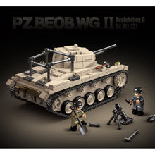 Load image into Gallery viewer, 658PCS Military PZ.BEOB.WG.II Sd.Kfz.121 Panzer Tank Figure Model Toy Building Block Brick Gift Kids DIY Set New Compatible Lego
