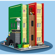 Load image into Gallery viewer, 2143PCS MOC City Street Library Book Shop Model Toy Building Block Brick Gift Kids DIY Set New Light Compatible Lego
