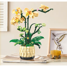Load image into Gallery viewer, 971PCS MOC Orchid Grace Flower Vase Model Toy Building Block Brick Gift Kids DIY Set New Display Decoration

