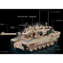 Load image into Gallery viewer, 1002PCS MOC Military M1 Main Battle Tank Figure Model Toy Building Block Brick Gift Kids DIY Set New Compatible Lego
