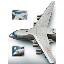 Load image into Gallery viewer, 1416PCS MOC Military Y-20 Xian Large Transport Aircraft Airplane Figure Model Toy Building Block Brick Gift Kids DIY Set New Compatible Lego
