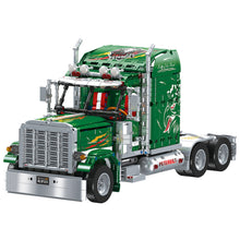 Load image into Gallery viewer, 2105PCS MOC Technic Speed Static Green Peterbilt 389 Truck Head Tractor King of the Road Model Toy Building Block Brick Gift Kids DIY Set New Compatible Lego
