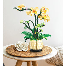 Load image into Gallery viewer, 971PCS MOC Orchid Grace Flower Vase Model Toy Building Block Brick Gift Kids DIY Set New Display Decoration
