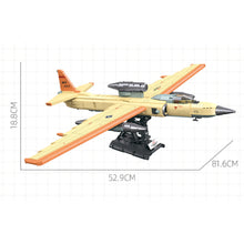 Load image into Gallery viewer, 1363PCS Military U2 Dragon Lady Econnaissance Airplane Model Toy Building Block Brick Gift Kids DIY Set New Compatible Lego
