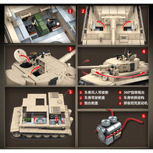 Load image into Gallery viewer, 1361PCS Military Tiger I Panzerkampfwagen SD.KFZ.181 Tank Figure Model Toy Building Block Brick Gift Kids DIY Set New Compatible Lego
