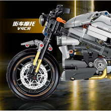 Load image into Gallery viewer, 642PCS MOC Technic Speed Norton V4CR Sports Motorcycle Motor Bike Model Toy Building Block Brick Gift Kids DIY Set New 1:8 Compatible Lego Collection
