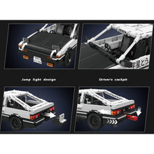 Load image into Gallery viewer, 790PCS MOC Technic Speed Pull Back Comic AE86 Trueno Hatchback Sports Car Model Toy Building Block Brick Gift Kids DIY Set New Compatible Lego
