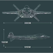 Load image into Gallery viewer, 1911PCS MOC Military Chengdu J-20 Fire Fang Stealth Air Fighter Model Toy Building Block Brick Gift Kids DIY Set New Compatible Lego
