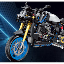 Load image into Gallery viewer, 638PCS MOC Technic Speed Yamaha MT-10 Sports Motorcycle Motor Bike Model Toy Building Block Brick Gift Kids DIY Set New 1:8 Compatible Lego Collection
