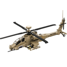 Load image into Gallery viewer, 255PCS Military AH-64 Apache Helicopter Gunships Model Toy Building Block Brick Gift Kids DIY Set New Compatible Lego
