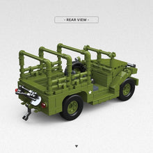 Load image into Gallery viewer, 313PCS MOC Military M3 37mm Dodge Beep WC52 Jeep Model Toy Building Block Brick Gift Kids DIY Set New 1:35 Compatible Lego
