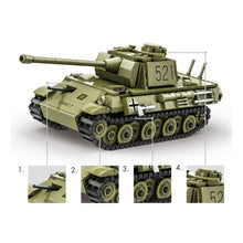 Load image into Gallery viewer, 638PCS Military Pzkpfw V Sd. kfz.171 Panther Tank Model Toy Building Block Brick Gift Kids DIY Set New Compatible Lego
