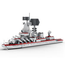 Load image into Gallery viewer, 396PCS Military Russian Cruiser Varyag Destroyer Ship Model Toy Building Block Brick Gift Kids DIY Set New Compatible Lego
