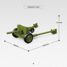 Load image into Gallery viewer, 313PCS MOC Military M3 37mm Dodge Beep WC52 Jeep Model Toy Building Block Brick Gift Kids DIY Set New 1:35 Compatible Lego
