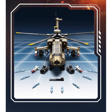 Load image into Gallery viewer, 703PCS Military WZ-21 Heavy Armed Helicopter Figure Model Toy Building Block Brick Gift Kids DIY Set New Compatible Lego
