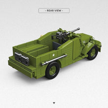 Load image into Gallery viewer, 300PCS MOC Military M3A1 Scout Car 4x4 Model Toy Building Block Brick Gift Kids DIY Set New 1:35 Compatible Lego
