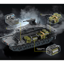 Load image into Gallery viewer, 2252PCS Military Large EMBT Main Battle Tank Model Toy Building Block Brick Gift Kids DIY Set New Compatible Lego
