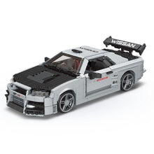 Load image into Gallery viewer, 1471PCS MOC Technic Speed JDM Skyline GTR R34 Racing Sports Car Model Toy Building Block Brick Gift Kids DIY Set New Compatible Lego
