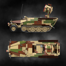 Load image into Gallery viewer, 1267PCS MOC Military Sd.Kfz.251/20 Ausf.D UHU Armored Vehicle Scene Figure Model Toy Building Block Brick Gift Kids DIY Set New 1:28 Compatible Lego
