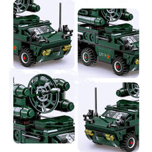 Load image into Gallery viewer, 493PCS Military Anti-Aircraft Missile Armored Vehicle Model Toy Building Block Brick Gift Kids DIY Set New Compatible Lego

