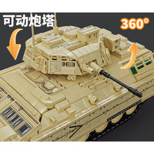 Load image into Gallery viewer, 1862PCS Military Large M2 Bradley Infantry Fighting Vehicle IFV Model Toy Building Block Brick Gift Kids DIY Set New Compatible Lego
