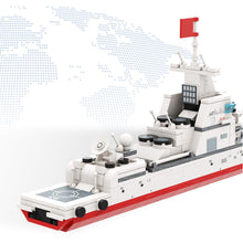 Load image into Gallery viewer, 364PCS Military Type 055 Destroyer Ship Boat Model Toy Building Block Brick Gift Kids DIY Set New Compatible Lego
