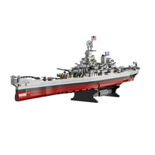 Load image into Gallery viewer, 2228PCS Military IOWA Class USS Missouri Battleship Model Toy Building Block Brick Gift Kids DIY Set New Compatible Lego
