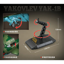 Load image into Gallery viewer, 627PCS Military YAK-1B YAKOVLEV Air Fighter Airplane Aircraft Figure Model Toy Building Block Brick Gift Kids DIY Set New Compatible Lego
