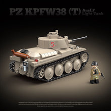 Load image into Gallery viewer, 730PCS Military PZ KPFW 38T Ausf.f Light Tank Figure Model Toy Building Block Brick Gift Kids DIY Set New Compatible Lego
