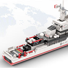 Load image into Gallery viewer, 380PCS Military Type 081 Mine Countermeasures Ship Boat Model Toy Building Block Brick Gift Kids DIY Set New Compatible Lego
