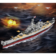 Load image into Gallery viewer, 2228PCS Military IOWA Class USS Missouri Battleship Model Toy Building Block Brick Gift Kids DIY Set New Compatible Lego
