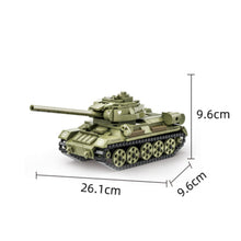 Load image into Gallery viewer, 604PCS Military T-34 85 Medium Tank Model Toy Building Block Brick Gift Kids DIY Set New Compatible Lego
