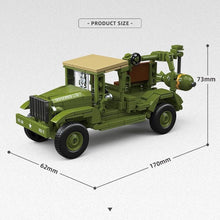 Load image into Gallery viewer, 323PCS MOC Military M6 Truck Model Toy Building Block Brick Gift Kids DIY Set New 1:35 Compatible Lego
