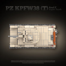 Load image into Gallery viewer, 730PCS Military PZ KPFW 38T Ausf.f Light Tank Figure Model Toy Building Block Brick Gift Kids DIY Set New Compatible Lego

