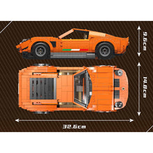 Load image into Gallery viewer, 1607PCS MOC Technic Speed Miura Super Racing Sports Car Model Toy Building Block Brick Gift Kids DIY Set New Compatible Lego
