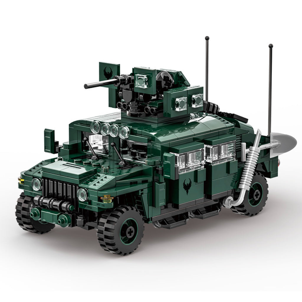 518PCS Military M1151 Enhanced Armament Carrier Model Toy Building Block Brick Gift Kids DIY Set New Compatible Lego