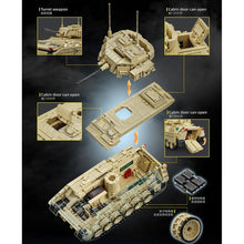 Load image into Gallery viewer, 1862PCS Military Large M2 Bradley Infantry Fighting Vehicle IFV Model Toy Building Block Brick Gift Kids DIY Set New Compatible Lego
