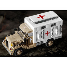 Load image into Gallery viewer, 432PCS Military Opel Blitz Ambulance Truck Figure Model Toy Building Block Brick Gift Kids DIY Set New Compatible Lego
