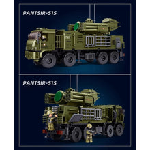 Load image into Gallery viewer, 669PCS MOC Military Pantsir S1S Air Defense System Truck Figure Model Toy Building Block Brick Gift Kids DIY Set New 1:35 Compatible Lego
