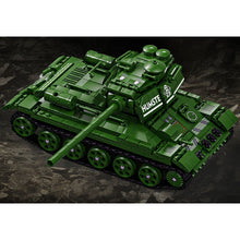 Load image into Gallery viewer, 1006PCS Military T-34 Heavy Tank Figure Model Toy Building Block Brick Gift Kids DIY Set New Compatible Lego
