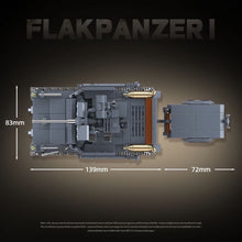 Load image into Gallery viewer, 675PCS MOC Military FLAKPANZER I Tank Figure Model Toy Building Block Brick Gift Kids DIY Set New Compatible Lego
