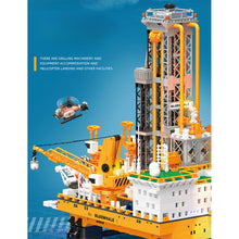 Load image into Gallery viewer, 3271PCS MOC Engineering Bluewhale 1 Drilling Platform Model Toy Building Block Brick Gift Kids DIY Set New Light
