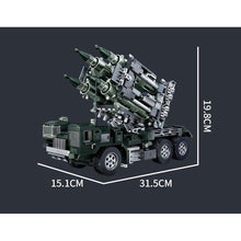 Load image into Gallery viewer, 1166PCS MOC Military Armored Missile Truck Vehicle Model Toy Building Block Brick Gift Kids DIY Set New Compatible Lego
