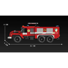 Load image into Gallery viewer, 526PCS MOC Technic Speed Vintage 4320 6x6 Fire Truck Engine Model Toy Building Block Brick Gift Kids DIY Set New Compatible Lego
