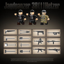 Load image into Gallery viewer, 702PCS MOC Military Jagdpanzer 38t Hetzer Tank Destroyer Figure Model Toy Building Block Brick Gift Kids DIY Set New Compatible Lego
