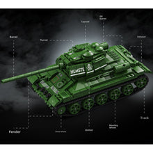 Load image into Gallery viewer, 1006PCS Military T-34 Heavy Tank Figure Model Toy Building Block Brick Gift Kids DIY Set New Compatible Lego

