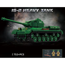 Load image into Gallery viewer, 752PCS MOC Military IS-2 Heavy Tank Figure Model Toy Building Block Brick Gift Kids DIY Set New Compatible Lego
