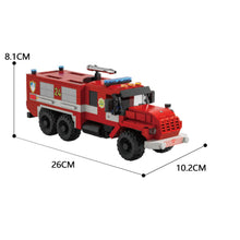 Load image into Gallery viewer, 526PCS MOC Technic Speed Vintage 4320 6x6 Fire Truck Engine Model Toy Building Block Brick Gift Kids DIY Set New Compatible Lego
